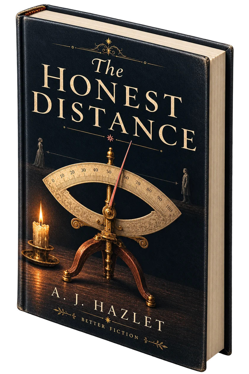 The Honest Distance by A. J. Hazlet, hardcover
