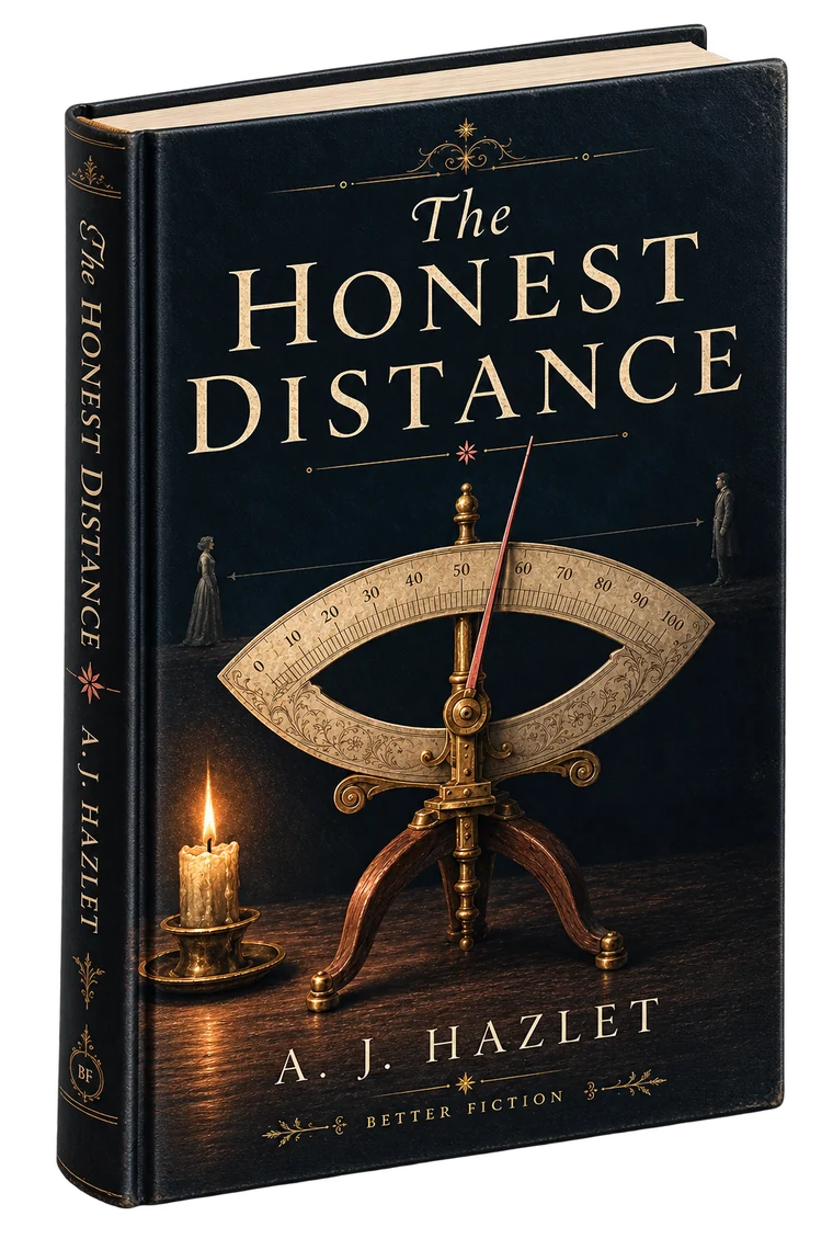 The Honest Distance by A. J. Hazlet, hardcover